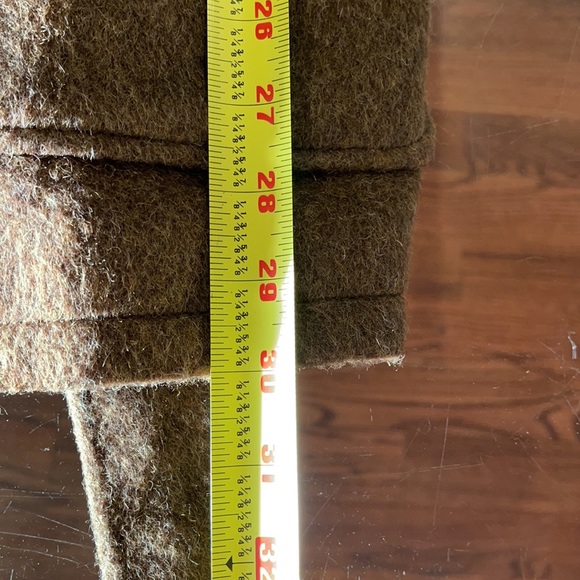 Gap brown size medium wool & mohair button wrap jacket - Picture 5 of 6